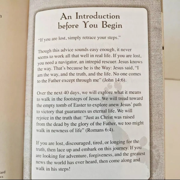 "In His Steps" Book Devotional Prayer Journal, A. Trevor Sutton PB NF 2023 Jesus - Picture 7 of 10